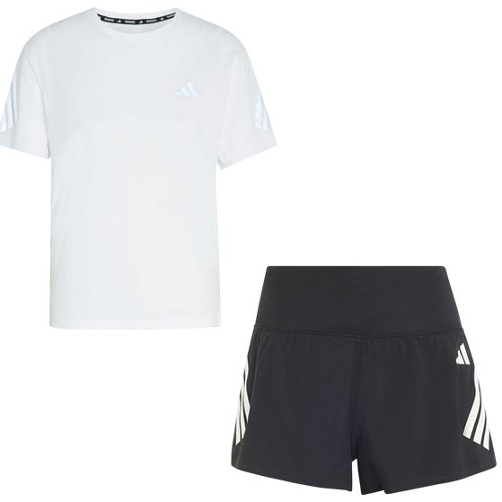 adidas adi365 Shirt 2in1 Shorts Set Damen
