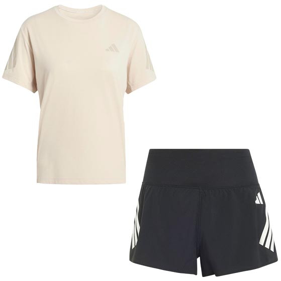 adidas adi365 Shirt 2in1 Shorts Set Damen