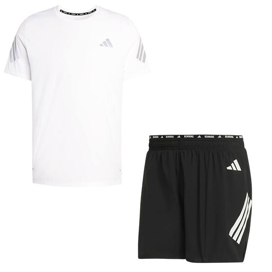 adidas adi365 Shirt 2in1 Shorts Set Herren