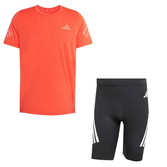 adidas adi365 Shirt Kurze Leggings Set Herren