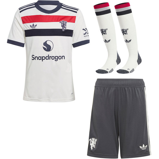 adidas Manchester United Tredjetröja Fotboll kit Barn