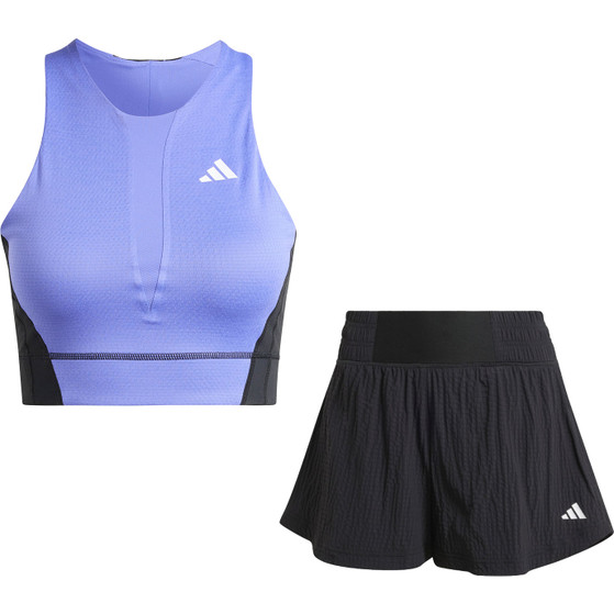 adidas US Open Pro Crop Short Set Dames
