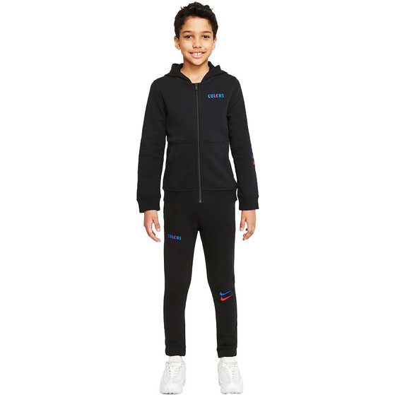 Nike FC Barcelona Fleece Tracksuit Barn
