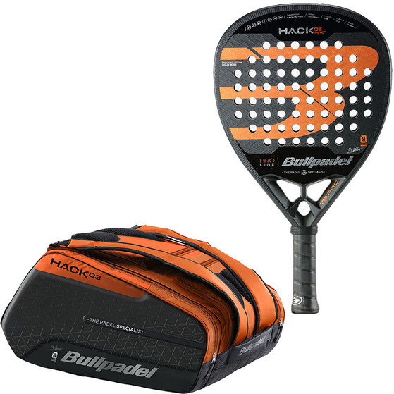 Bullpadel Hack 03 Comfort 24 + Tas