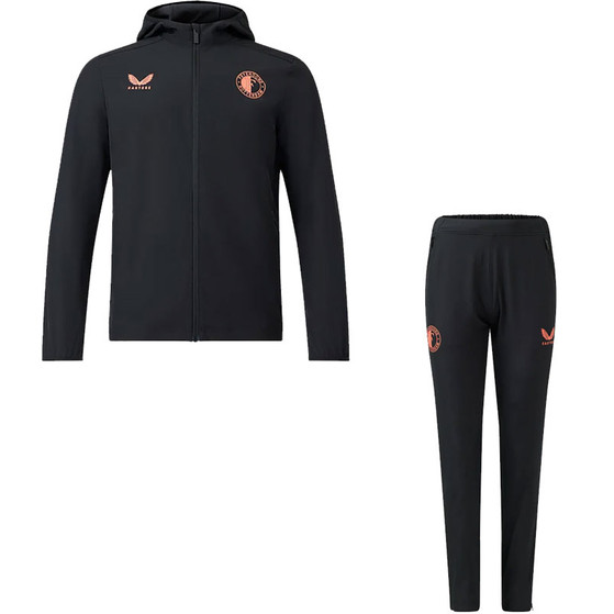 Castore Feyenoord Travel Hooded Trainingspak Kids