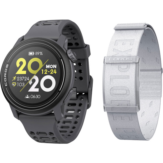 Coros Pace 3 Silicone + Hartslagmonitor