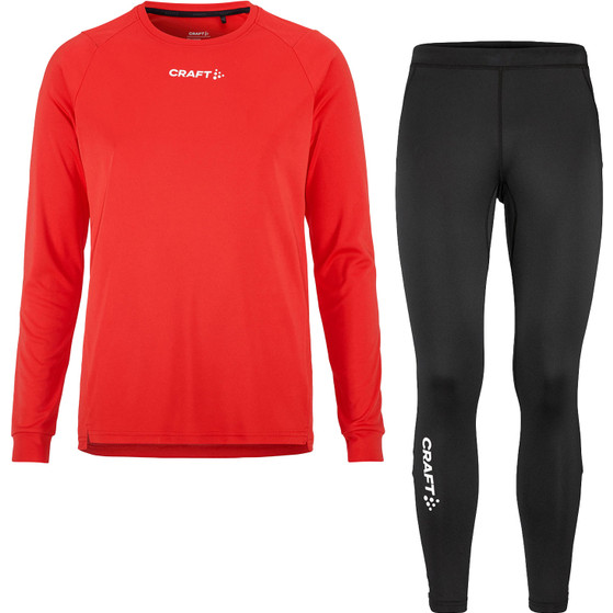 Craft Longsleeve Legging Zip Set Heren