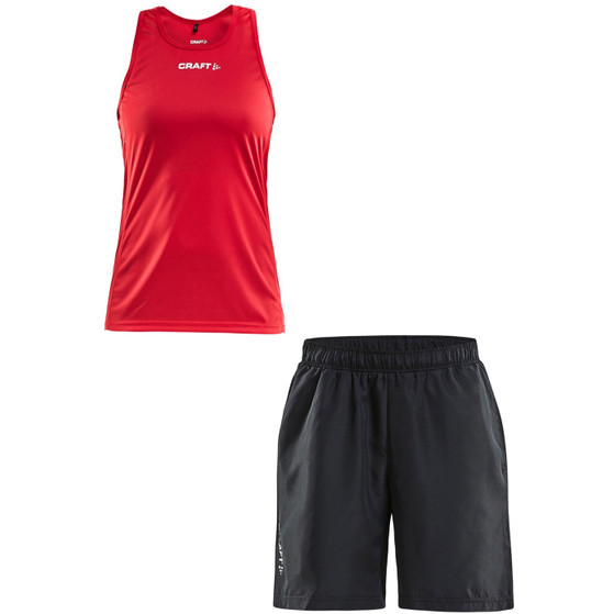Craft Rush Singlet Short Set Damen
