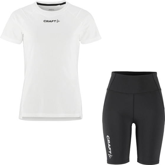 Craft Shirt Korte Legging Set Dames