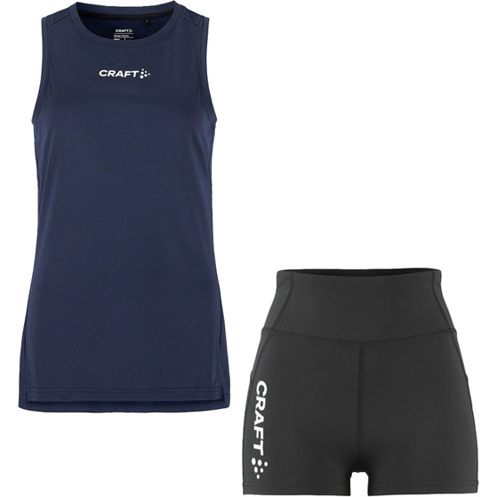 Craft Singlet Hot Pant Set Dames