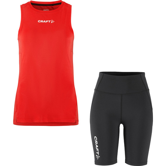 Craft Singlet kurze Leggings Set Damen