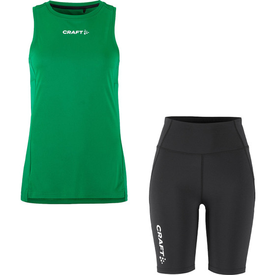 Craft Singlet Korte Legging Set Dames