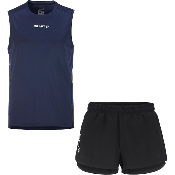 Craft Singlet Short Set Heren