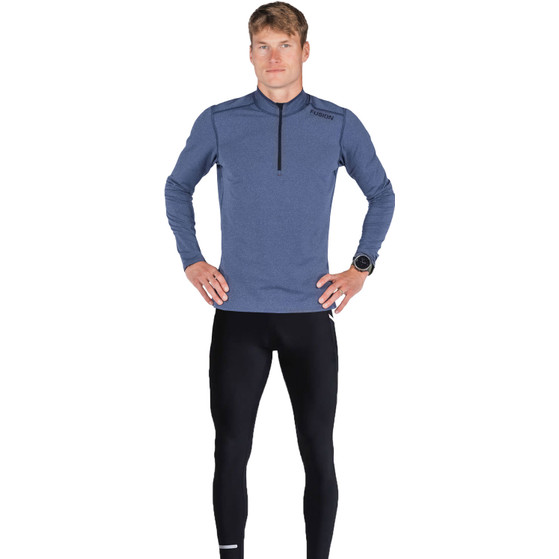 Fusion Långärmad Tröja Tights Set Herr