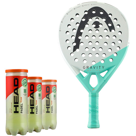 Head Racket + Bollar Set 10