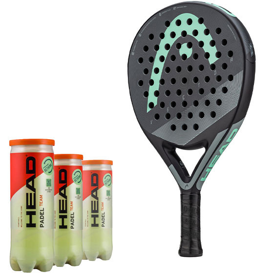 Head Racket + Balls Pack 30