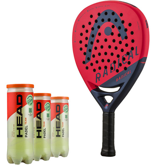 Head Racket + Balls Pack 3