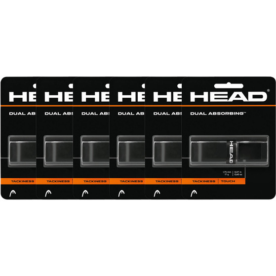 HEAD Dual Absorbing Grip - 6 stuks