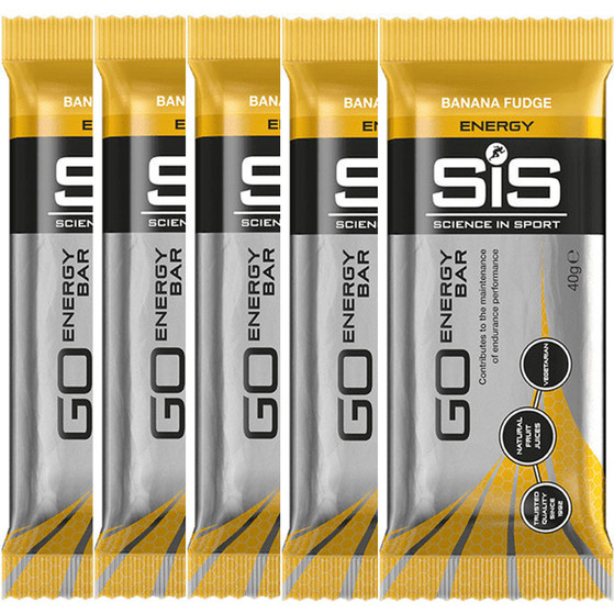 SiS Go Energie Reep Banaan Fudge 40g - 5 stuks
