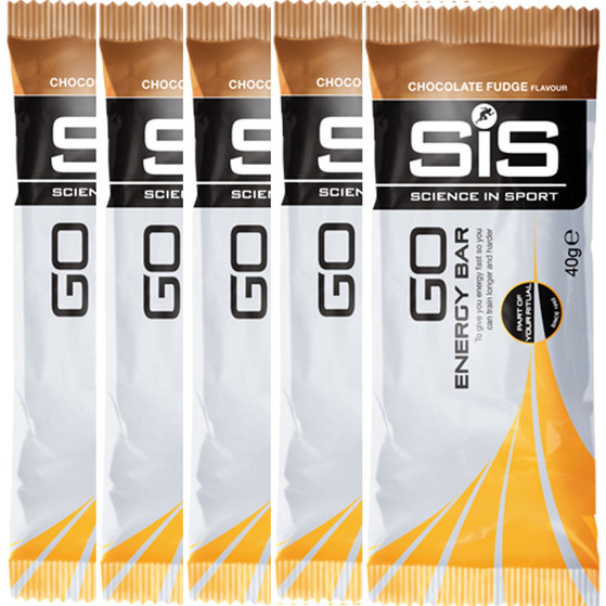 SiS Go Energy Reep Chocolade Fudge 40g - 5 stuks