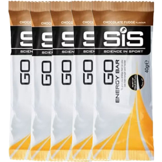 SiS Go Energy Reep Chocolade Fudge 40g - 5 stuks