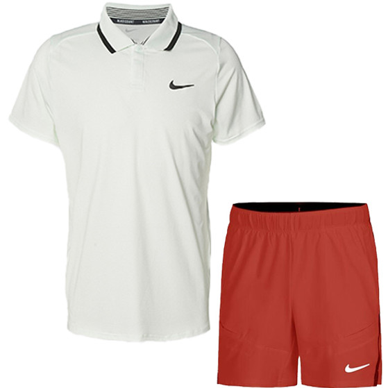Nike Court Advantage Polo Set Heren