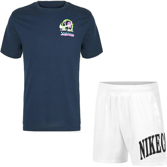 Nike Court Heritage Just Do It Tee Set Heren