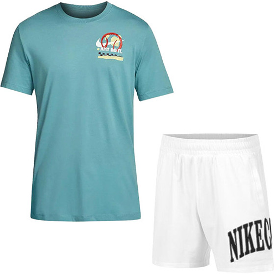 Nike Court Heritage Just Do It Tee Set Heren