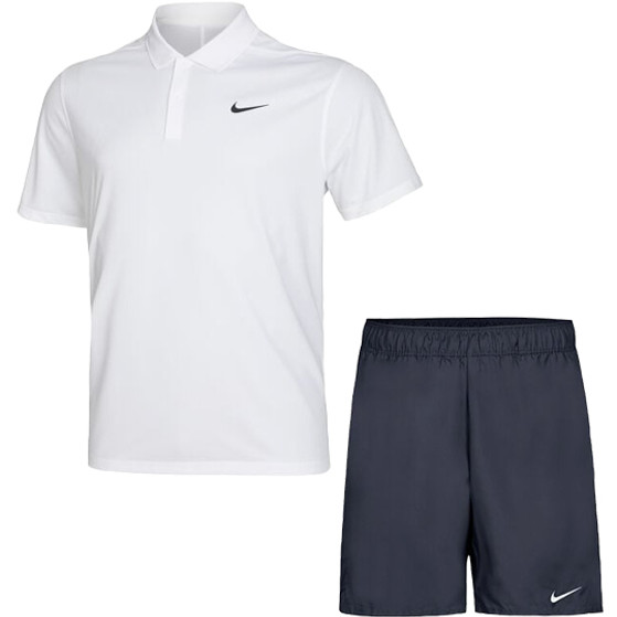 Nike Court Victory Solid Polo 7 Inch Set Heren