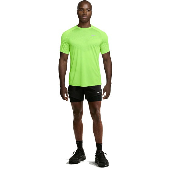 Nike Stride Shirt 2in1 5'' Short Set Heren