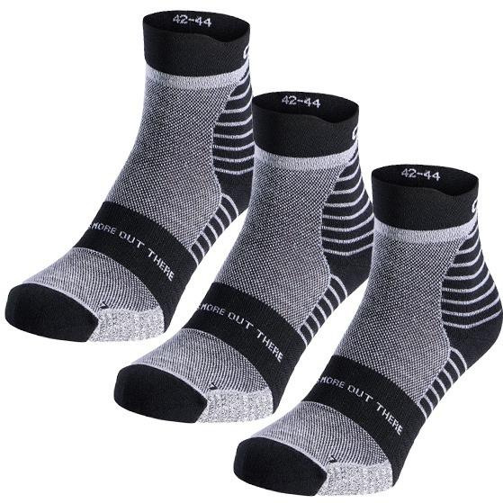 Odlo Performance Merino Quarter Trail Sokken - 3 paar