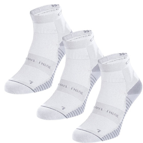 Odlo Performance Run Quarter Sokken Bundel - 3 paar