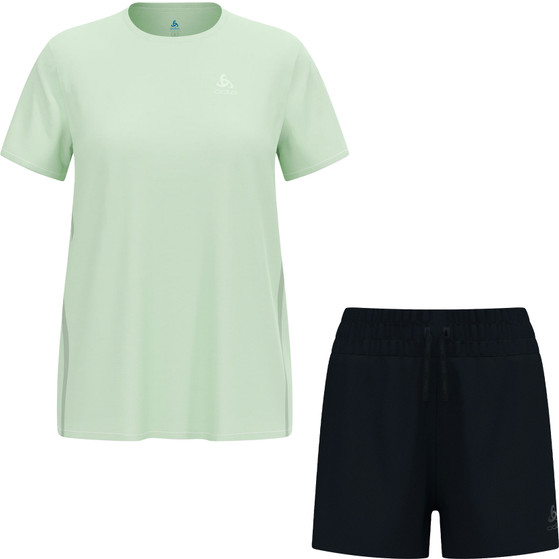 Odlo Zeroweight Shirt Short Set Damen