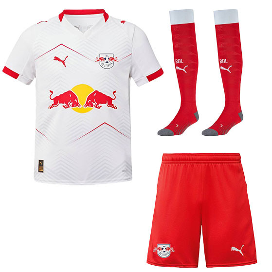 Puma Red Bull Leipzig Heim Outfit Kinder