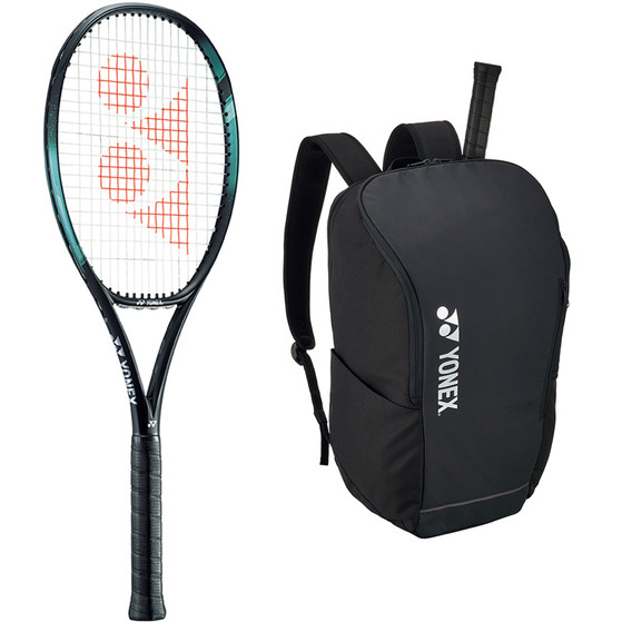 YONEX EZONE 98 305 GR. + BACKPACK ZWART