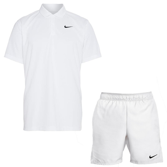 Nike Court Victory Solid Polo 7 Inch Set Heren