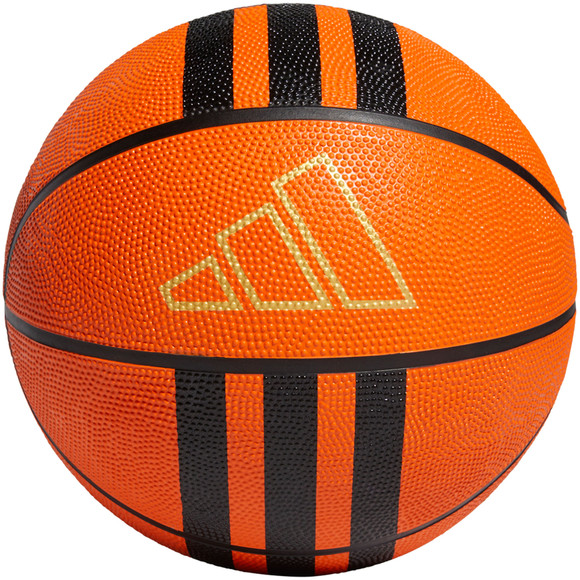 adidas 3 Stripes Rubber X3 Basketball Ball Orange