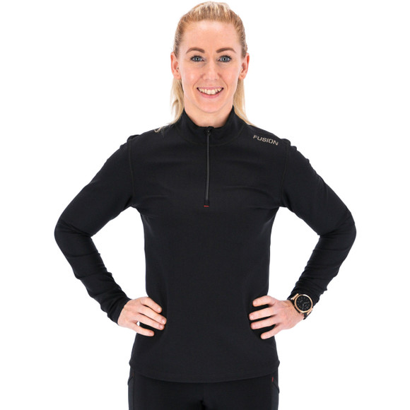 Fusion Longsleeve Half Zip Dames Runningdirect