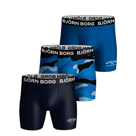 Goedkeuring gevolgtrekking expeditie Björn Borg Performance Boxer 3-pack Men - Sportshop.com