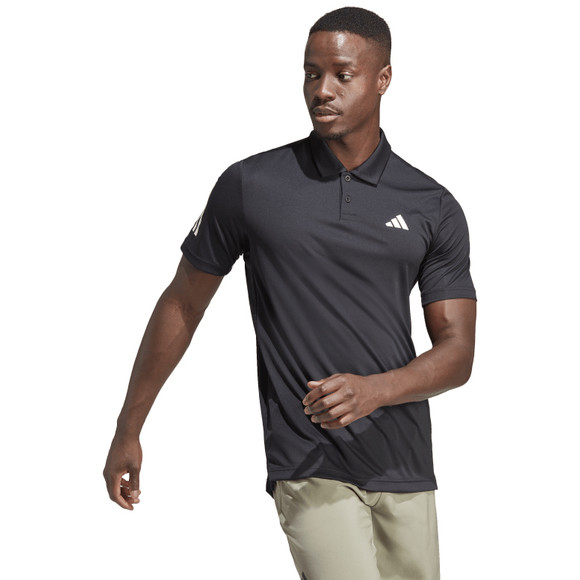 adidas Club 3 Striped Polo