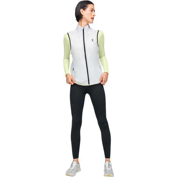 On weather outlet vest