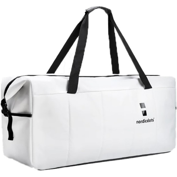 White hotsell duffle bag