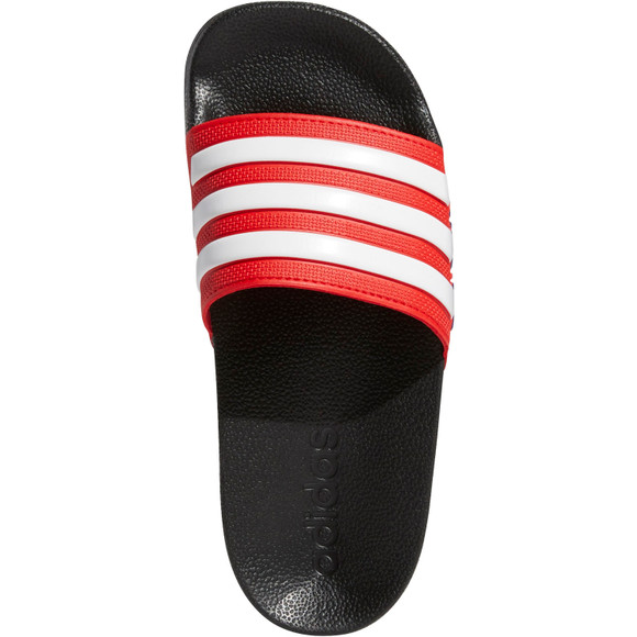 kids red adidas slides