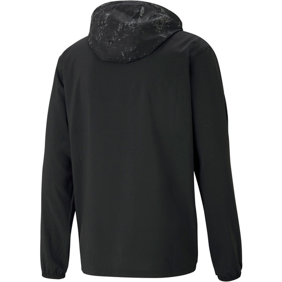 puma run graphic hooded jacket