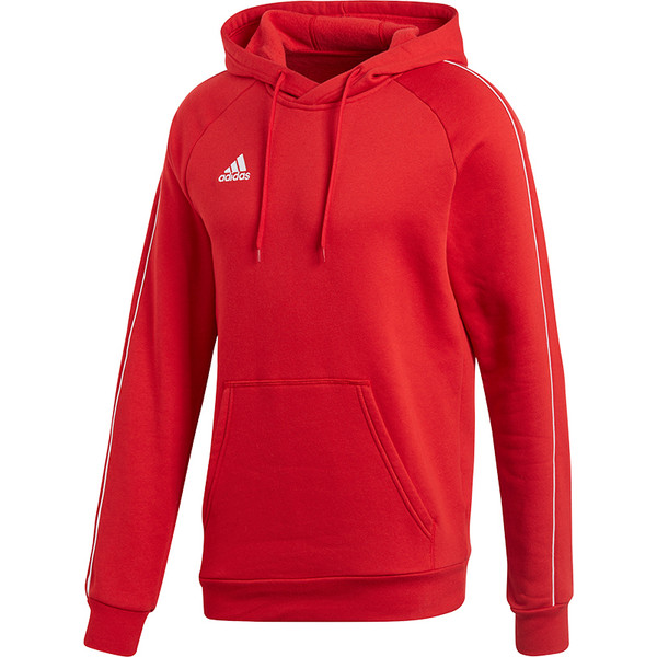 adidas Core 18 Hoodie - Handbalkleding - - Red/White - maat L