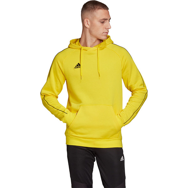 adidas Core 18 Hoody - Handbalkleding - - Yellow - maat M