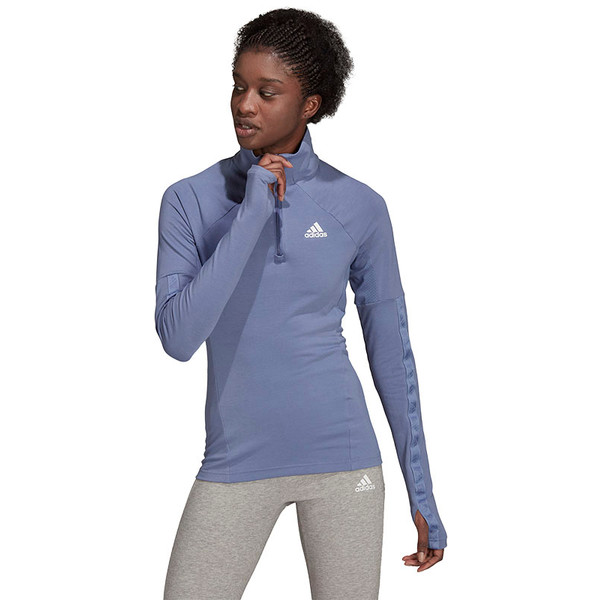 adidas Motion Longsleeve - Opruiming - Kleding - Purple - maat S