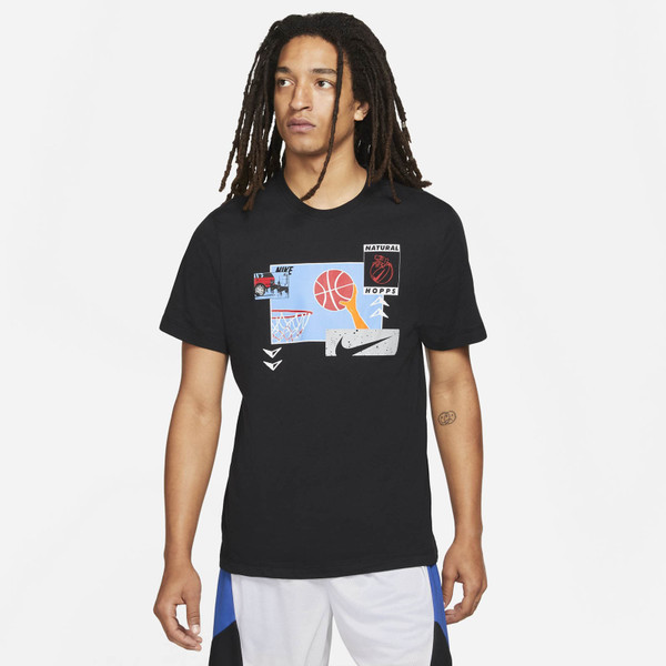 Nike Basketball Logo Shirt Men - - zwart - maat L