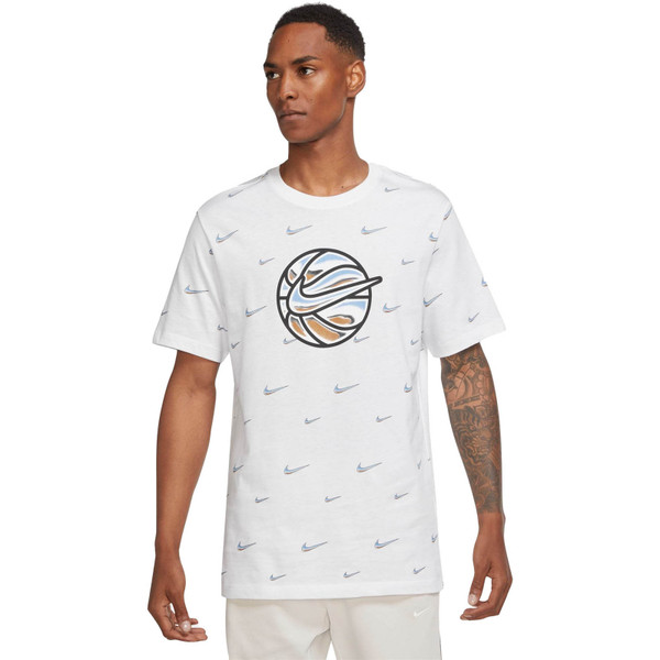Nike Swoosh Basketball Shirt Men - - wit - maat M