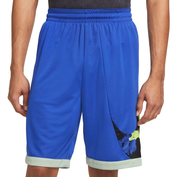 Nike Dri-Fit HBR Short Printed Short Men - - blauw - maat 3XL